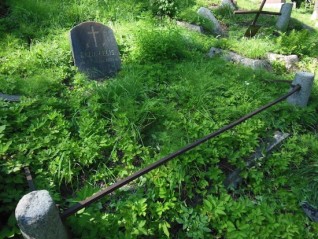 Nagrobek Franciszka, Kazimiery, Wojciecha Łelisów, cmentarz na Rossie w Wilnie, stan z 2013