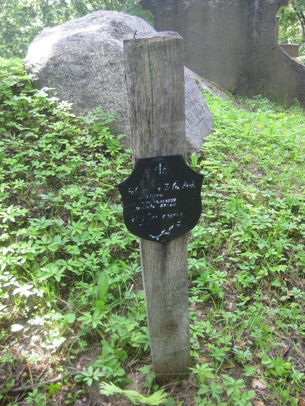 Tombstone of Felicja Sikora, Ross cemetery in Vilnius, as of 2013.