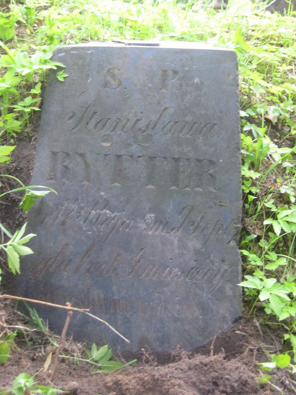 Tombstone of Stanislawa Rytter, Ross Cemetery in Vilnius, as of 2013.