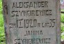 Fotografia przedstawiająca Tombstone of Aleksander and Janina Szyngierewicz
