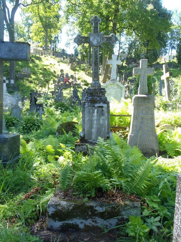 Tombstone of Anna Kaczanowska and Edward Stankiewicz, Rossa cemetery in Vilnius, as of 2013