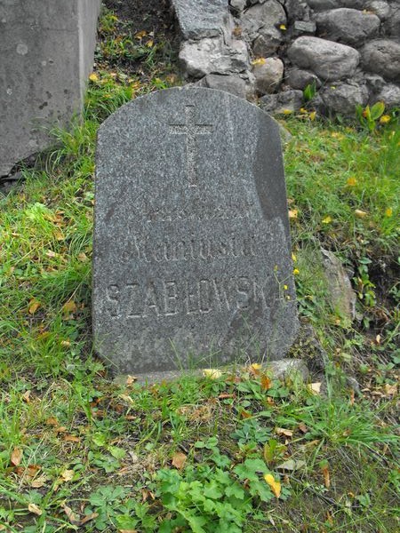 Nagrobek Marii Szabłowskiej, cmentarz Na Rossie w Wilnie, stan z 2013