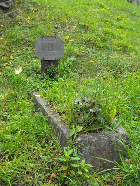 Tombstone of Alicja Filemonowicz, Na Rossie cemetery in Vilnius, as of 2013