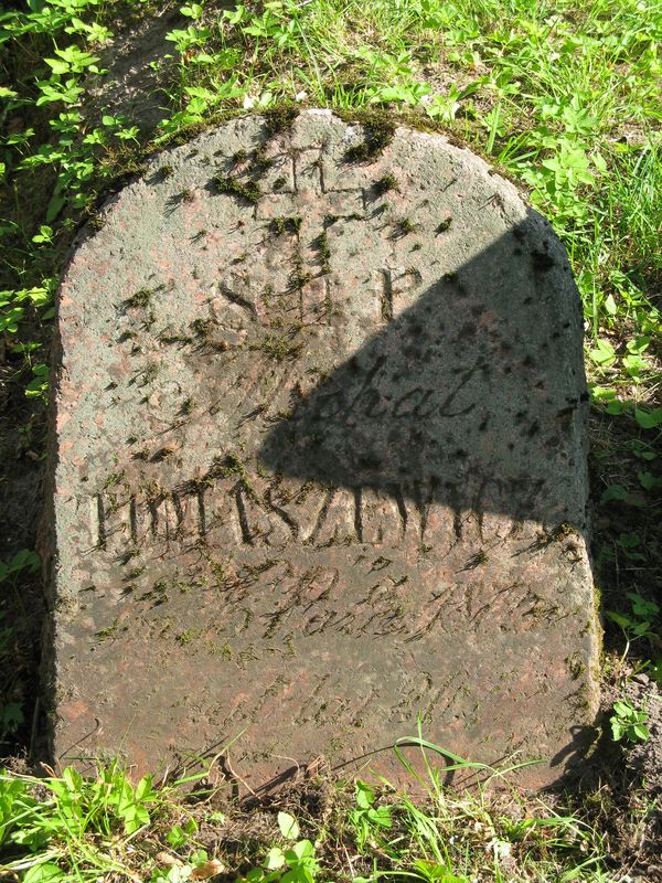 Tombstone of Mikhail Tomasevich, Ross cemetery in Vilnius, as of 2013.
