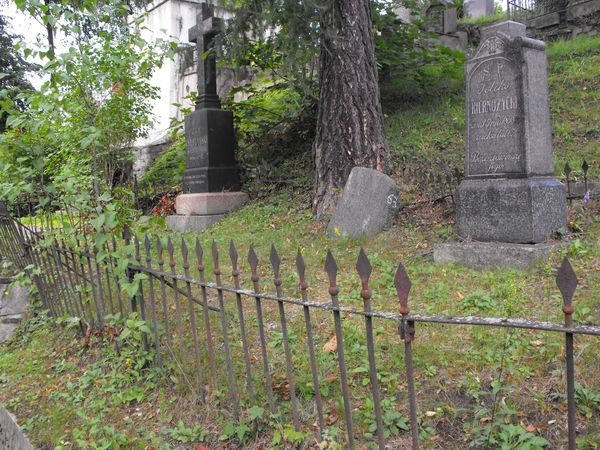 Kwatera nagrobka Jana Kruszyńskiego, cmentarz Na Rossie w Wilnie, stan z 2013