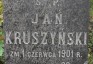 Photo montrant Tombstone of Jan Kruszyński