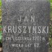 Fotografia przedstawiająca Tombstone of Jan Kruszyński