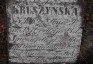 Fotografia przedstawiająca Tombstone of Maria Kruszyńska