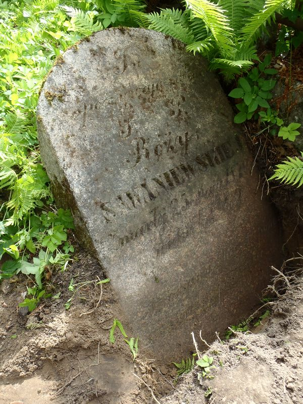 Tombstone of Róża Sawaniewska, Rossa cemetery in Vilnius, as of 2013