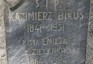 Fotografia przedstawiająca Nagrobek Emilii i Kazimierza Bikusów