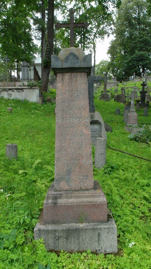 Tombstone of Barbara and Józef Krzyżanowski, Ross cemetery, state of 2013