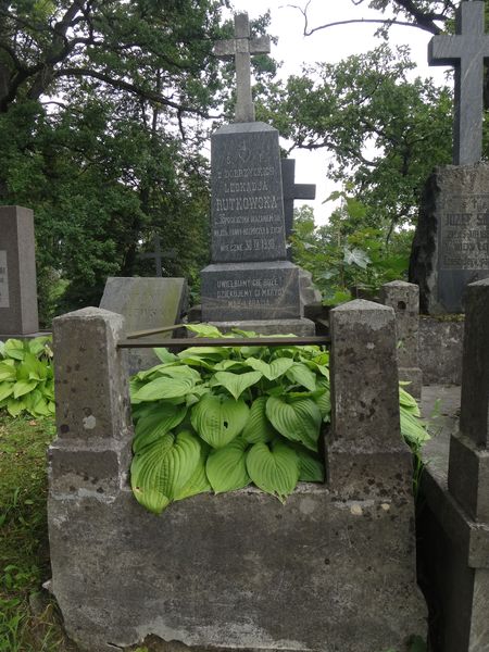 Tombstone of Leokadia Rutkowska, Na Rossie cemetery in Vilnius, as of 2013.