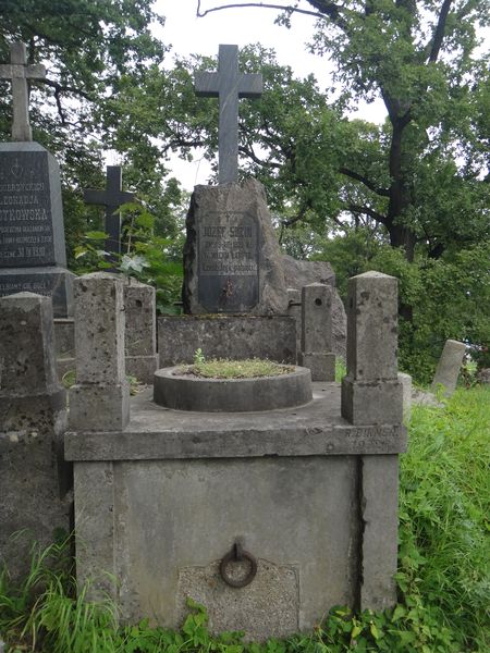 Grobowiec Józefa Suzina, cmentarz Na Rossie w Wilnie, stan z 2013 r.