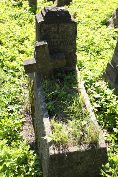 Tombstone of Helena Kulesza, Rossa cemetery in Vilnius, as of 2013