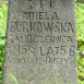 Fotografia przedstawiająca Tombstone of Aniela Borkowska