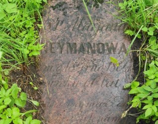 Nagrobek Marianny Neiman, cmentarz na Rossie w Wilnie, stan z 2014