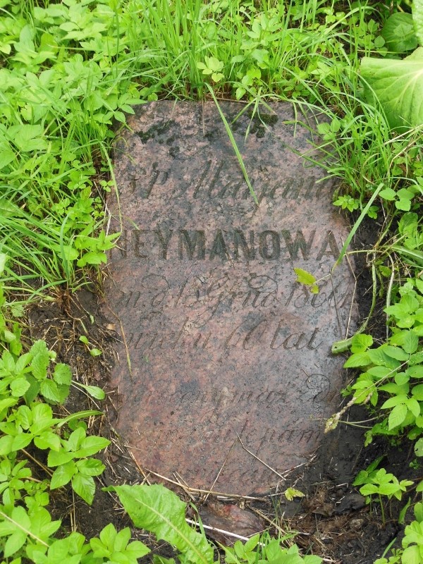 Tombstone of Marianna Neiman, Rossa cemetery in Vilnius, as of 2014