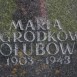 Photo montrant Tombstone of Maria Hołub