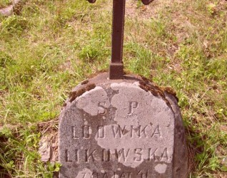 Nagrobek Ludwiki Likowskiej, cmentarz na Rossie w Wilnie, stan na 2013 r.