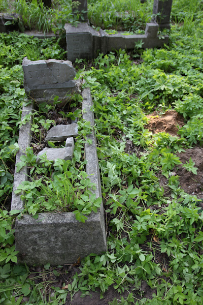 Tombstone of Bolesław and Zofia Szrubis, Rossa cemetery in Vilnius, as of 2013