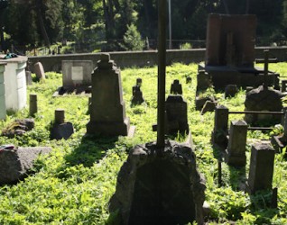 Nagrobek Anieli i Jakuba Iwaszkiewiczów, cmentarz na Rossie w Wilnie, stan z 2013