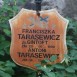 Photo montrant Tombstone of Antoni and Franciszka Tarasewicz