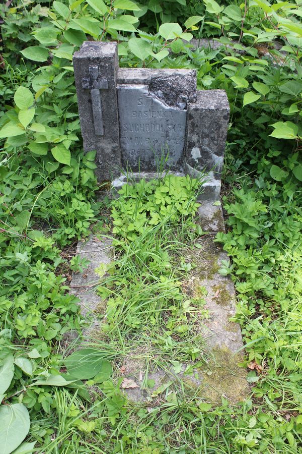 Tombstone of Barbara Suchodolska, Ross cemetery, as of 2013