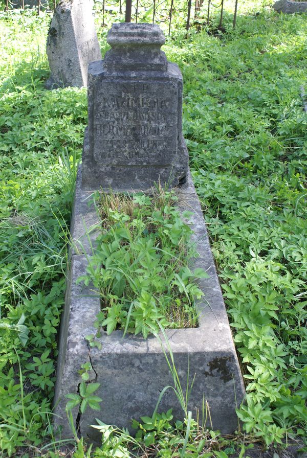 Tombstone of Kazimiera Hermanowicz, Rossa cemetery in Vilnius, as of 2013