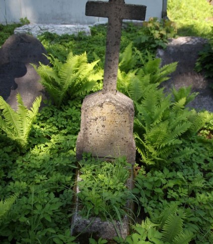 Nagrobek Wacława Żukowskiego, cmentarz Na Rossie w Wilnie, stan z 2013