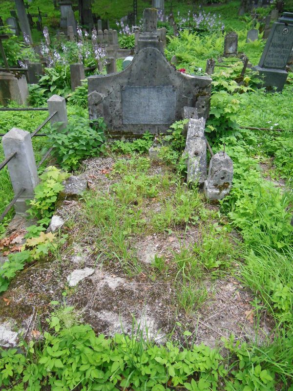 Tombstone of Stefania Lachshyrmina, Na Rossie cemetery in Vilnius, as of 2013