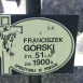 Photo montrant Tombstone of Franciszek Górski