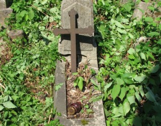 Nagrobek Teofili Markiewicz, cmentarz na Rossie w Wilnie, stan na 2013 r.