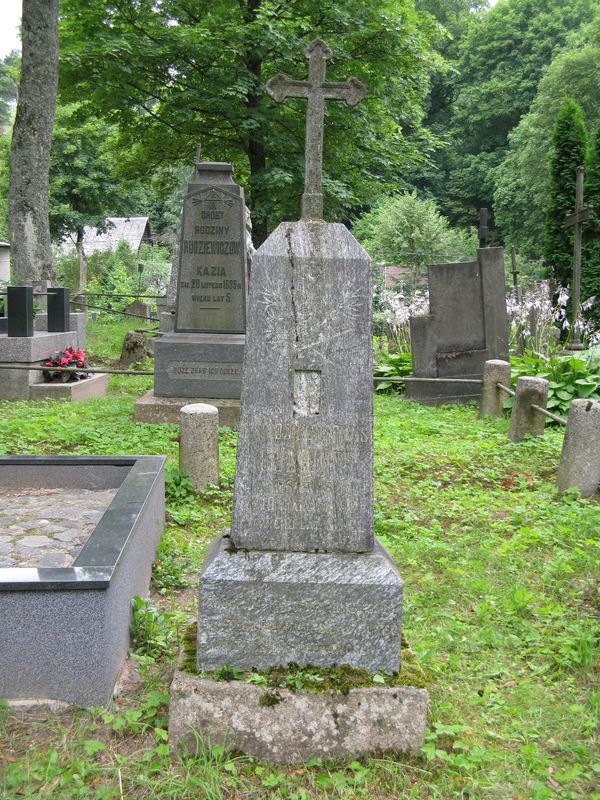 Nagrobek Konstansa Ejmonta, cmentarz na Rossie w Wilnie, stan z 2013 r.