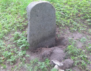 Nagrobek Jana Pietraszki, cmentarz Na Rossie w Wilnie, stan z 2013 r.