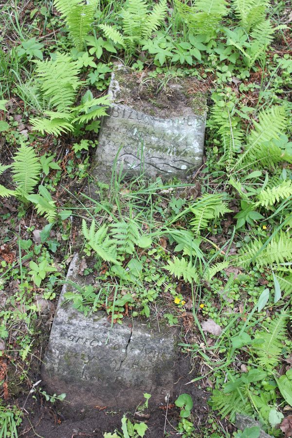 Tombstone of N.N., Rossa cemetery in Vilnius, as of 2013