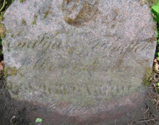 Nagrobek Emilii Porochnik, cmentarz Na Rossie w Wilnie, stan z 2013