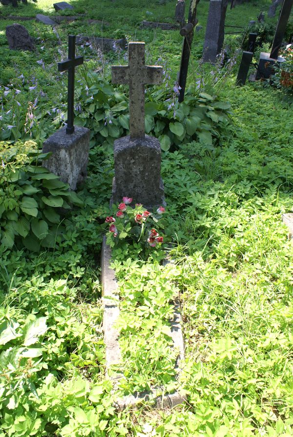 Tombstone of Antoni Golkowski, Rossa cemetery in Vilnius, 2013