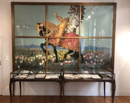 Leon Wyczółkowski, „Rycerz wśród kwiatów”, 1904, Biblioteka Polska w Paryżu