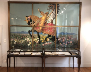 Leon Wyczółkowski, „Rycerz wśród kwiatów”, 1904, Biblioteka Polska w Paryżu