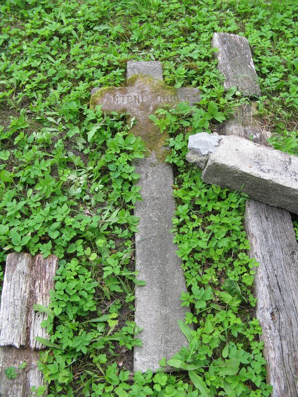 Nagrobek Antoniego Dudko, cmentarz na Rossie w Wilnie, stan z 2013 r.