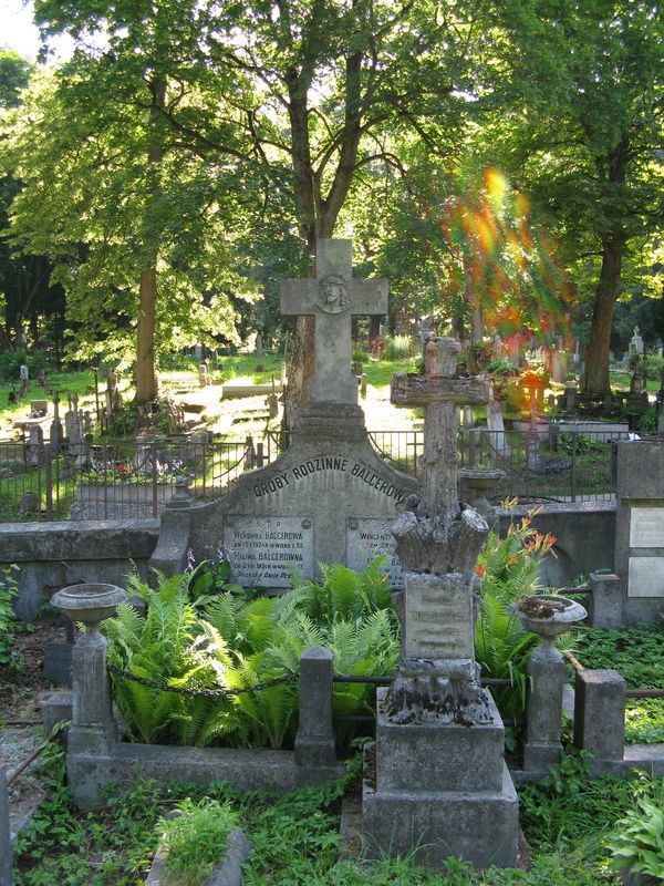 Tomb of the Balcer family, Na Rossie cemetery in Vilnius, as of 2013
