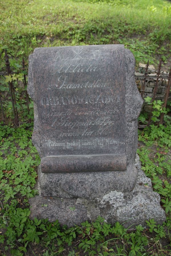 Tombstone of Elisabeth Urbanowicz, Na Rossie cemetery in Vilnius, as of 2013
