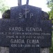 Fotografia przedstawiająca Tombstone of Gaida Eliņa and Karol Iłenda