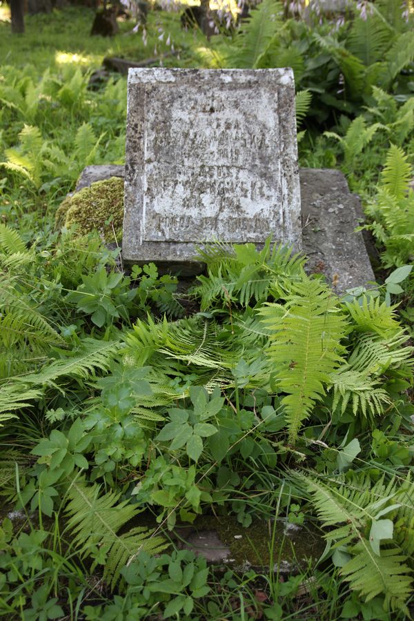 Tombstone of Tadeusz and Teresa Krzyżanowich, Na Rossie cemetery in Vilnius, as of 2013