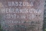 Fotografia przedstawiająca Nagrobek Urszuli Webernik