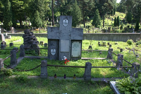 Grobowiec Minerwinów i Ostanówków, cmentarz na Rossie w Wilnie, stan z 2013