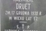 Photo montrant Tombstone of Kazimierz Druet and Jadwiga Świderska