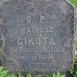 Photo showing Tombstone of Matthew Cikota