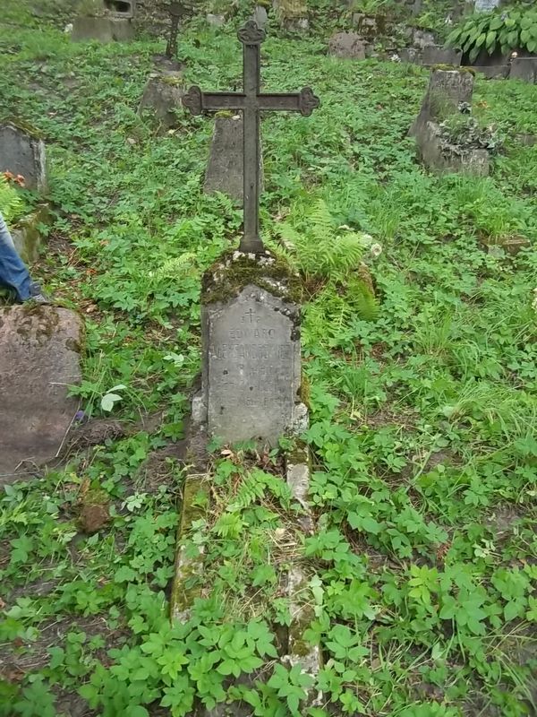 Nagrobek Edwarda Aleksandrowicza, cmentarz Na Rossie w Wilnie, stan z 2013