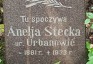 Photo montrant Tombstone of Anelia Stecka (Aniela Stecka)